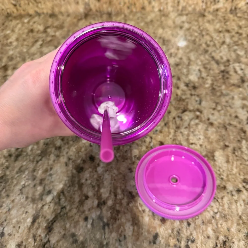 NWT Starbucks Mexico Barney Purple Grape Matte Venti 24oz Studded Tumbler Cup